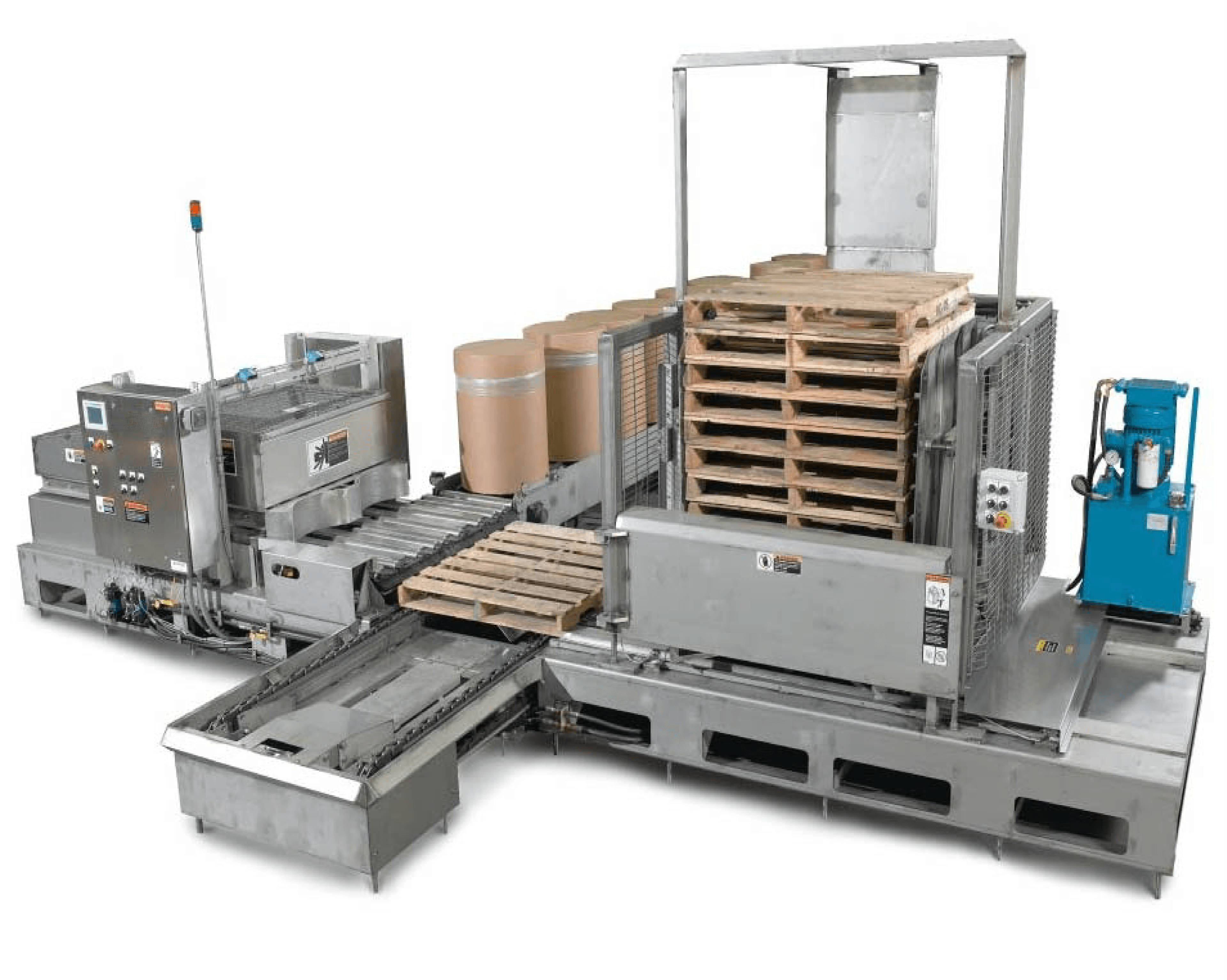 The Benefits of a High-Performance Barrel Palletizing System