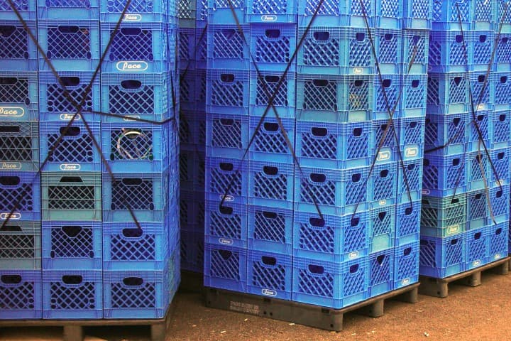 The Benefits of Milk Crates in Food Retail