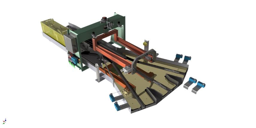 One to Three Overhead Empty Case Divider