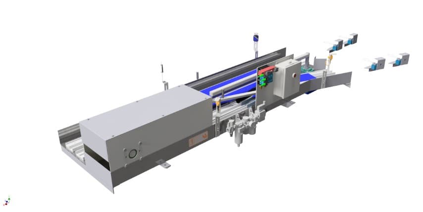 Overhead Empty Case Transfer